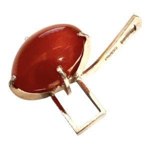 Pt800(プラチナ800) 赤サンゴ石付きトップ 札幌市北区