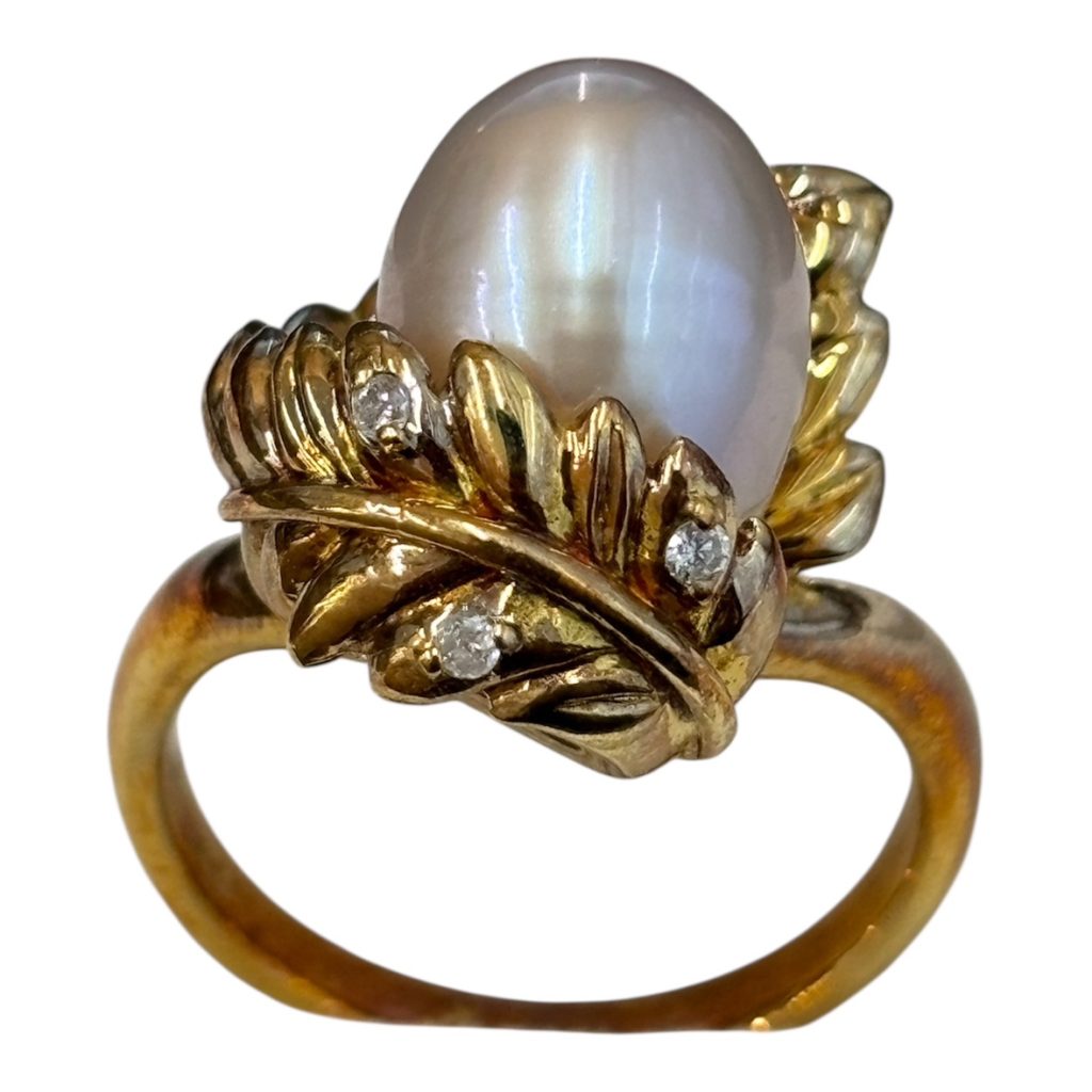 K18 18金 750 パールリング