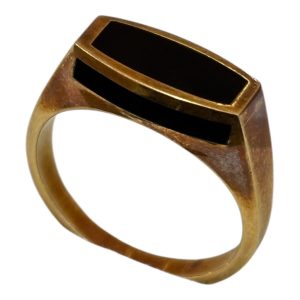 K18 18金750 リング オニキス