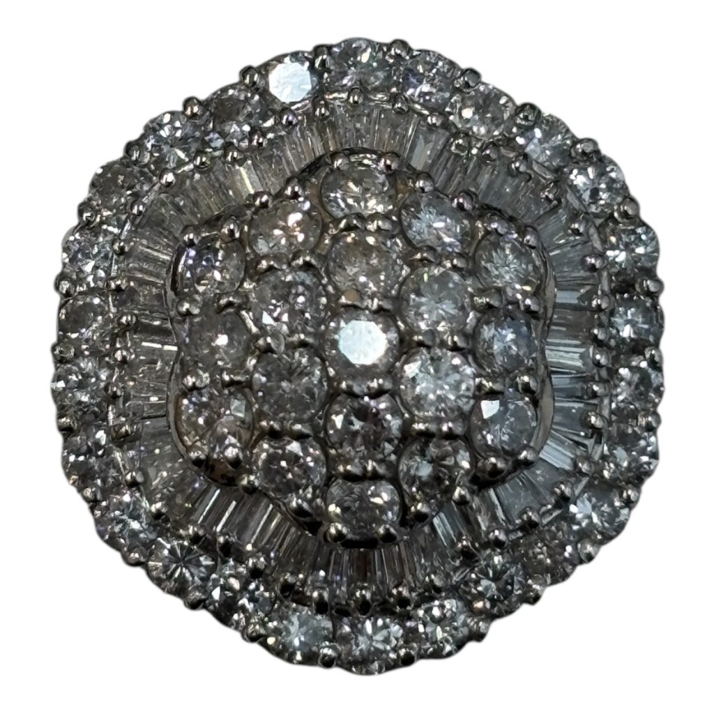 Pt900 リング ダイヤモンド 2.1ct