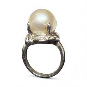 Pt900 パールリング（プラチナ900×パール）