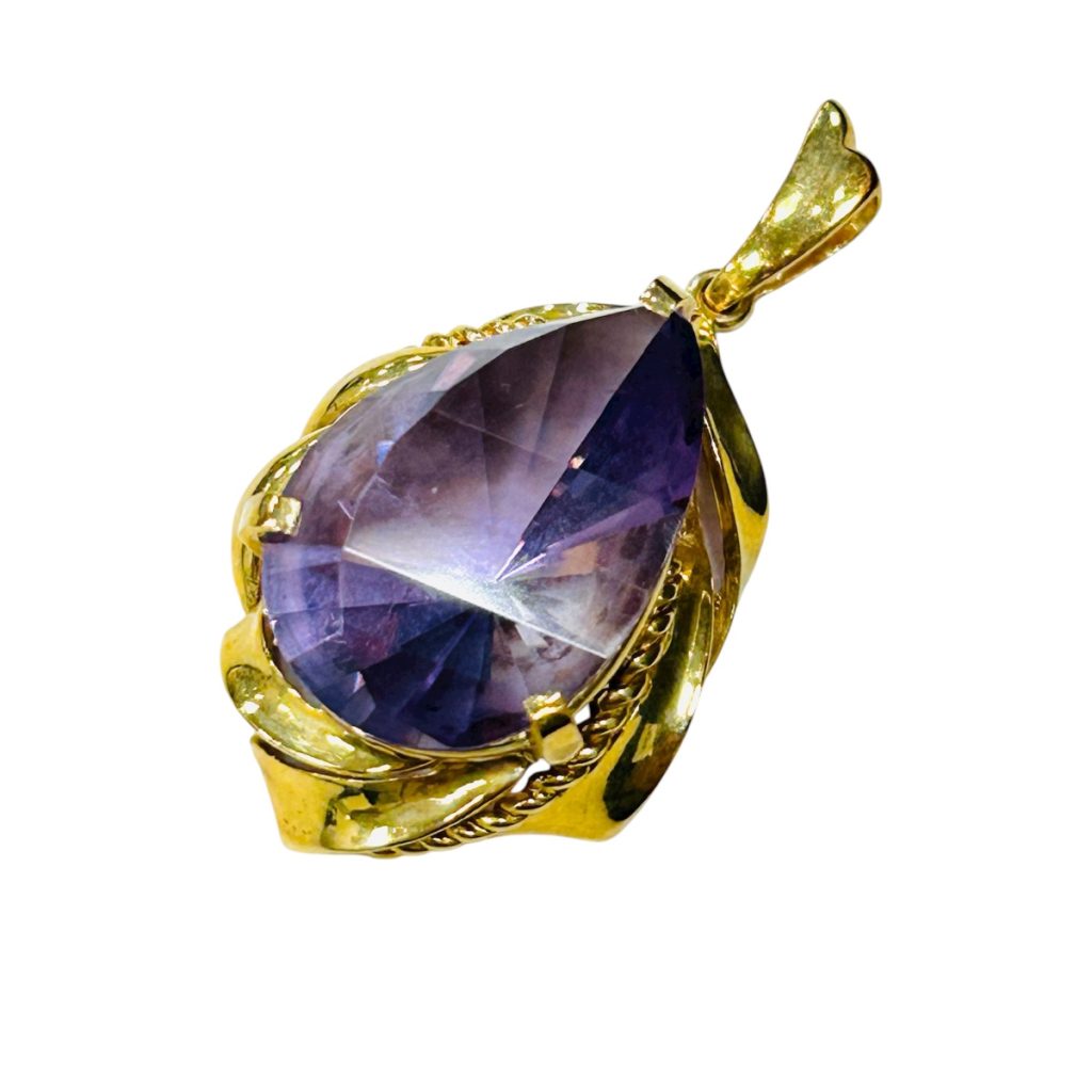 K18 アメシスト付きトップ