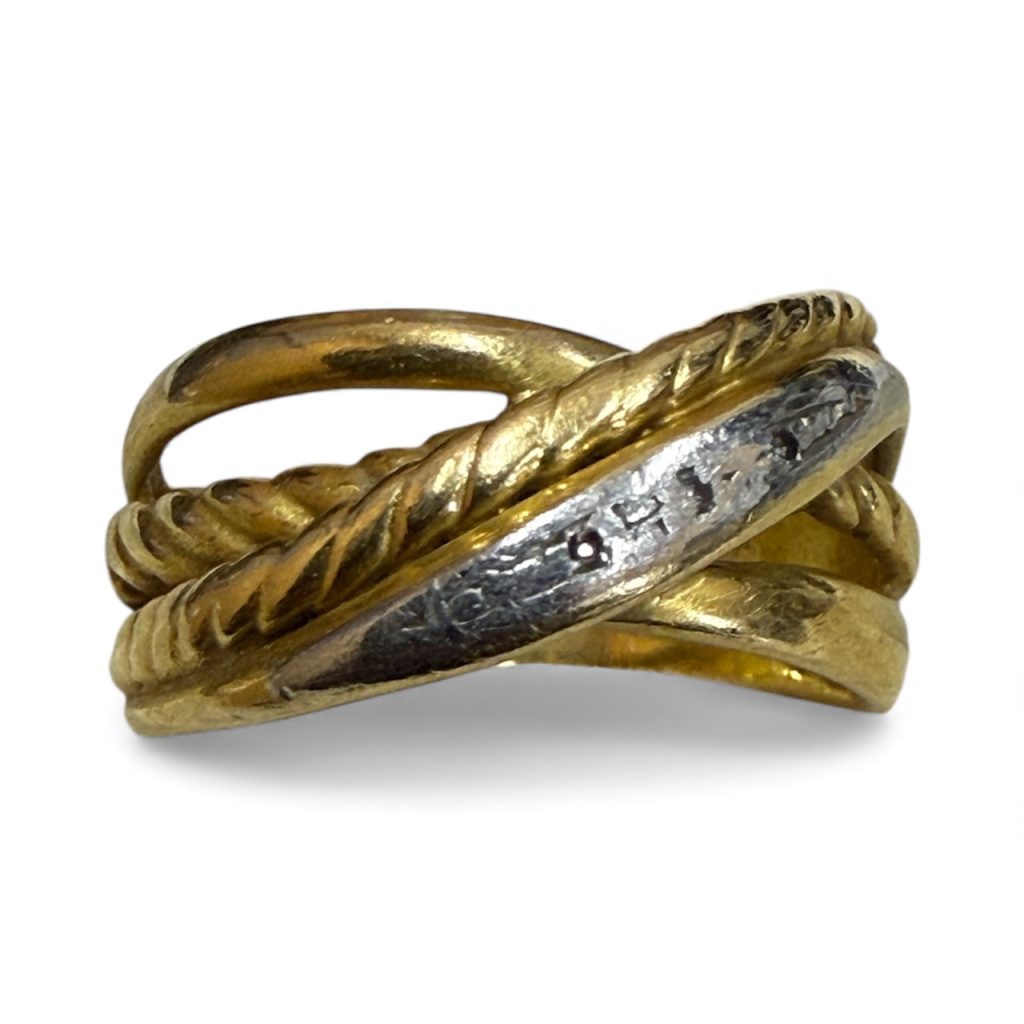 K18×プラチナ900（9：1）コンビリング