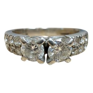 Pt900 プラチナ900 ダイヤモンド リング 東根市