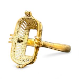 K18 リング 石なし 18金 アクセサリー