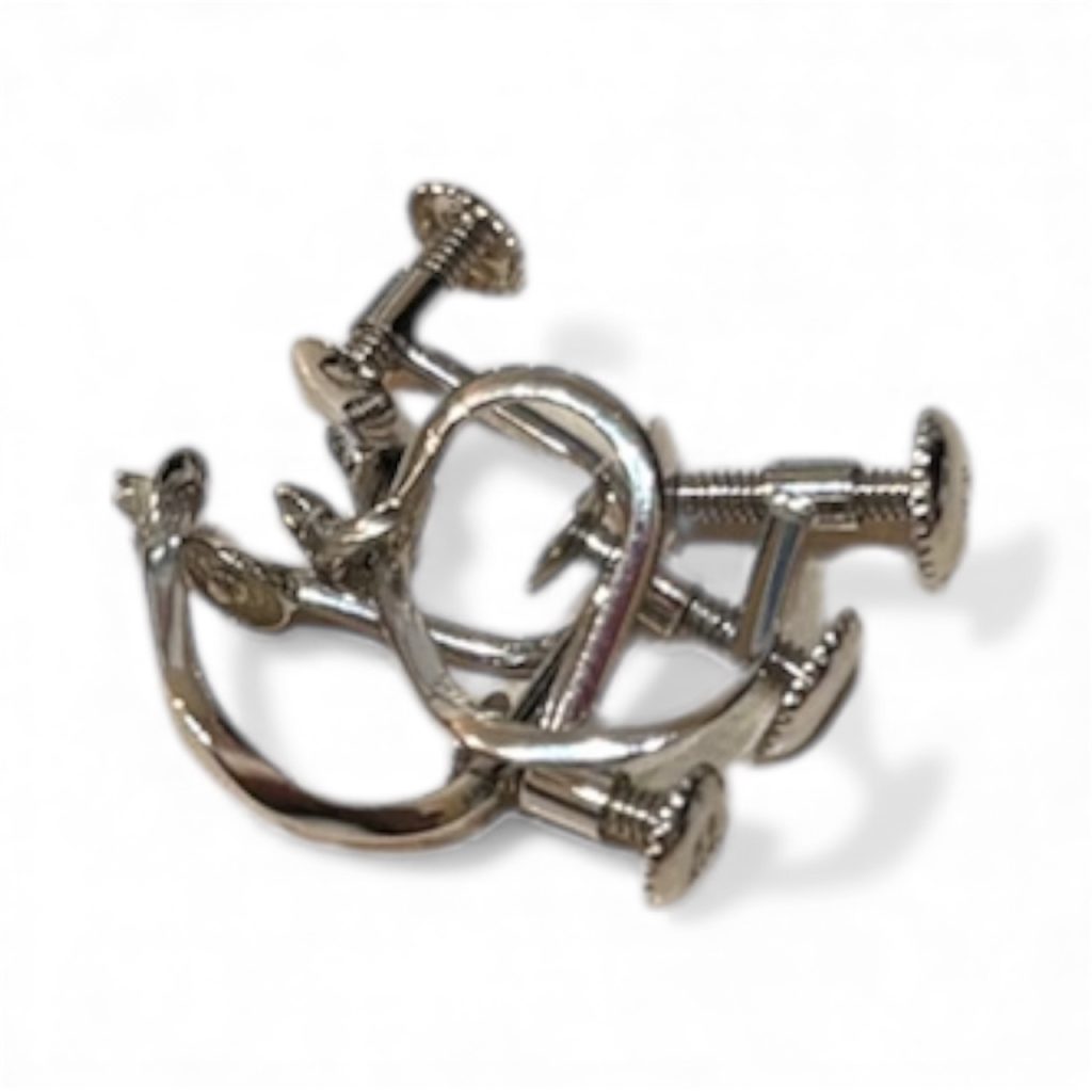 K14WG イヤリングまとめ 石なし 14金 ホワイトゴールド アクセサリー