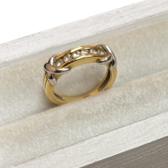 K18 18金 メレダイヤ リング アクセサリー ジュエリー 貴金属