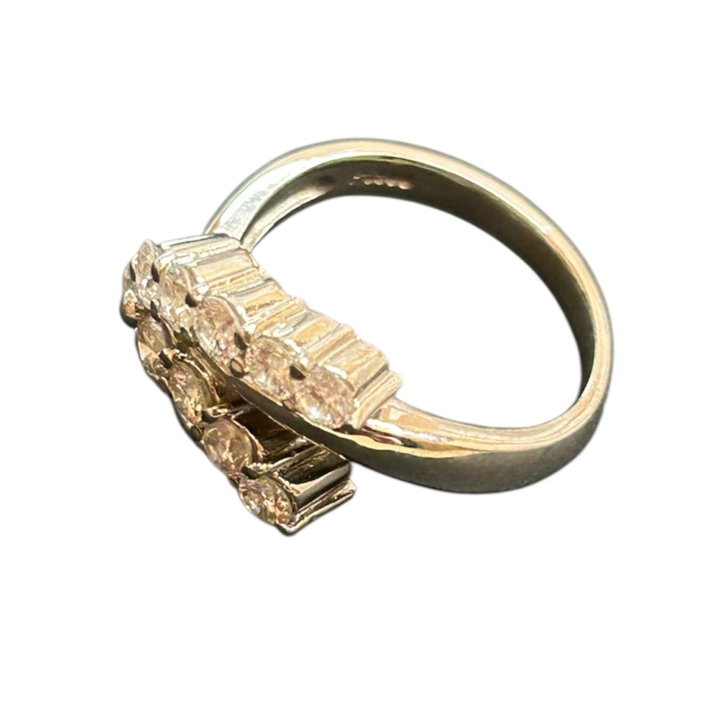 Pt900 プラチナ ダイヤ付きリング