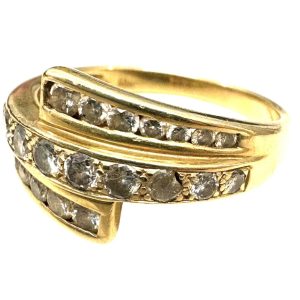 K18 メレダイヤ リング