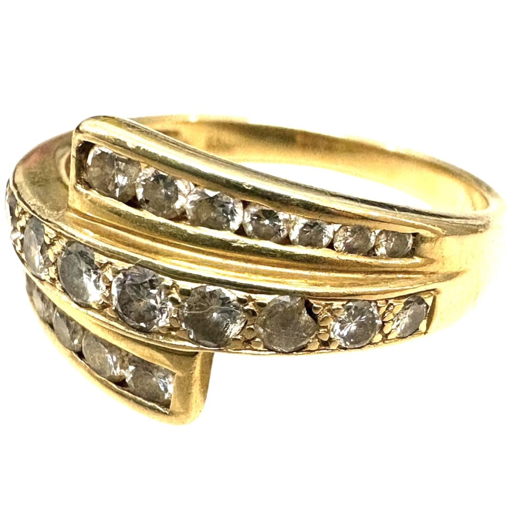 K18 メレダイヤ リング