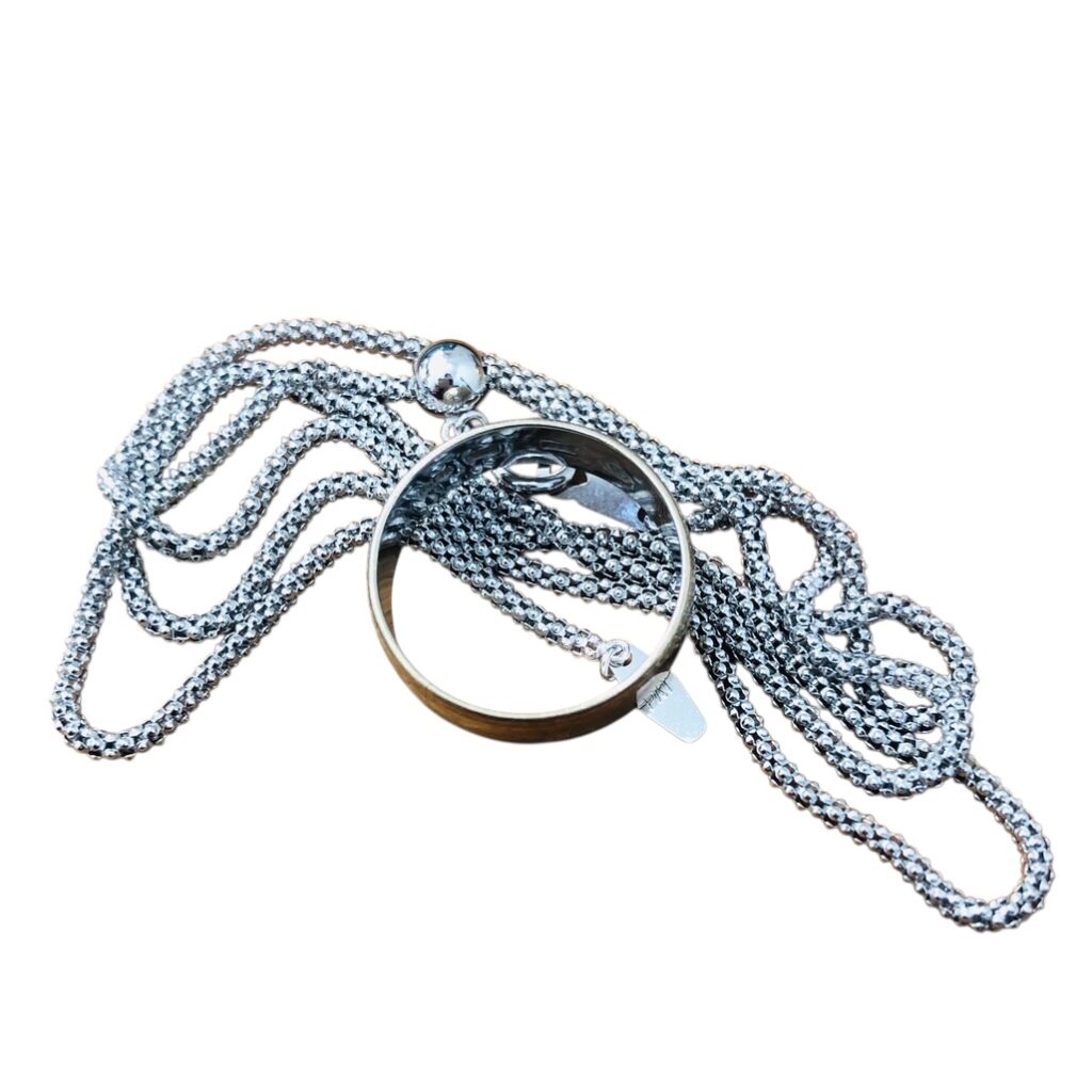 K18WG(18金ホワイトゴールド)　リング、ネックレス