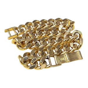 K18 18金 喜平ブレスレット 2面シングル｜買取実績【函館上磯店】