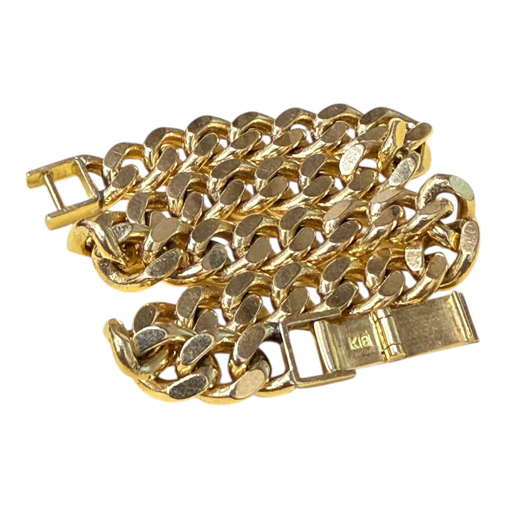 K18 18金 喜平ブレスレット 2面シングル｜買取実績【函館上磯店】