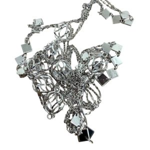 K18WG 18金ホワイトゴールド ネックレス