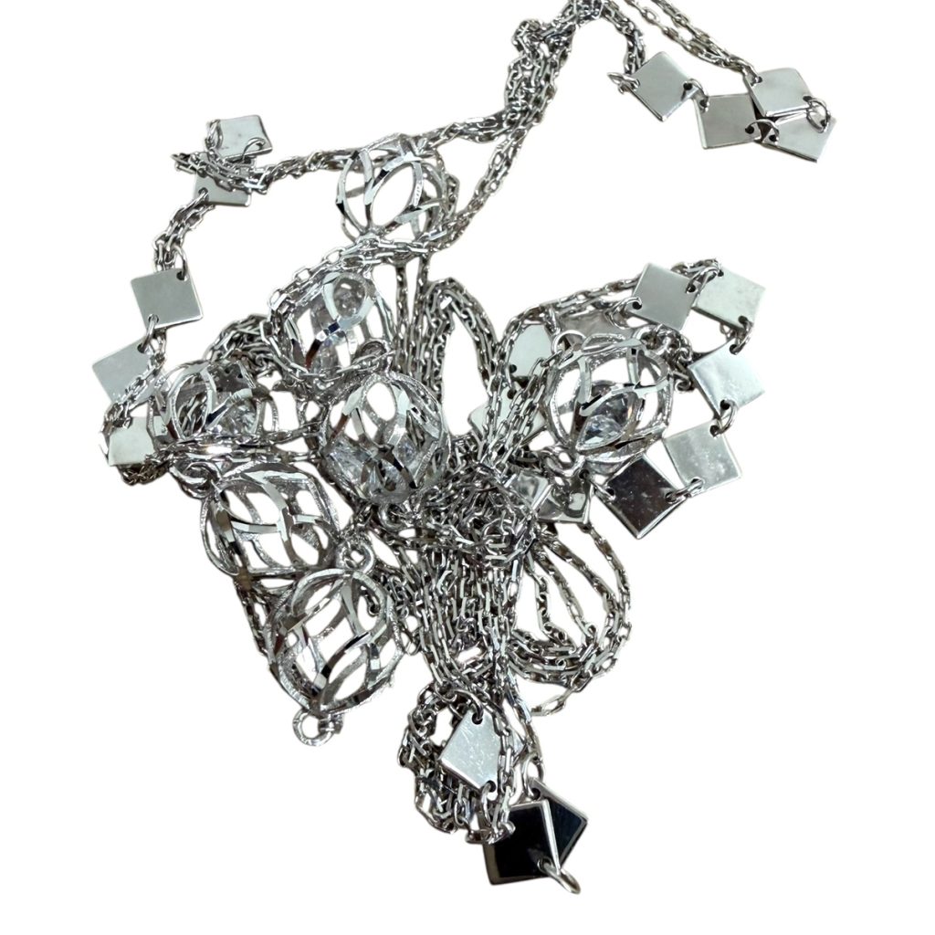 K18WG 18金ホワイトゴールド ネックレス