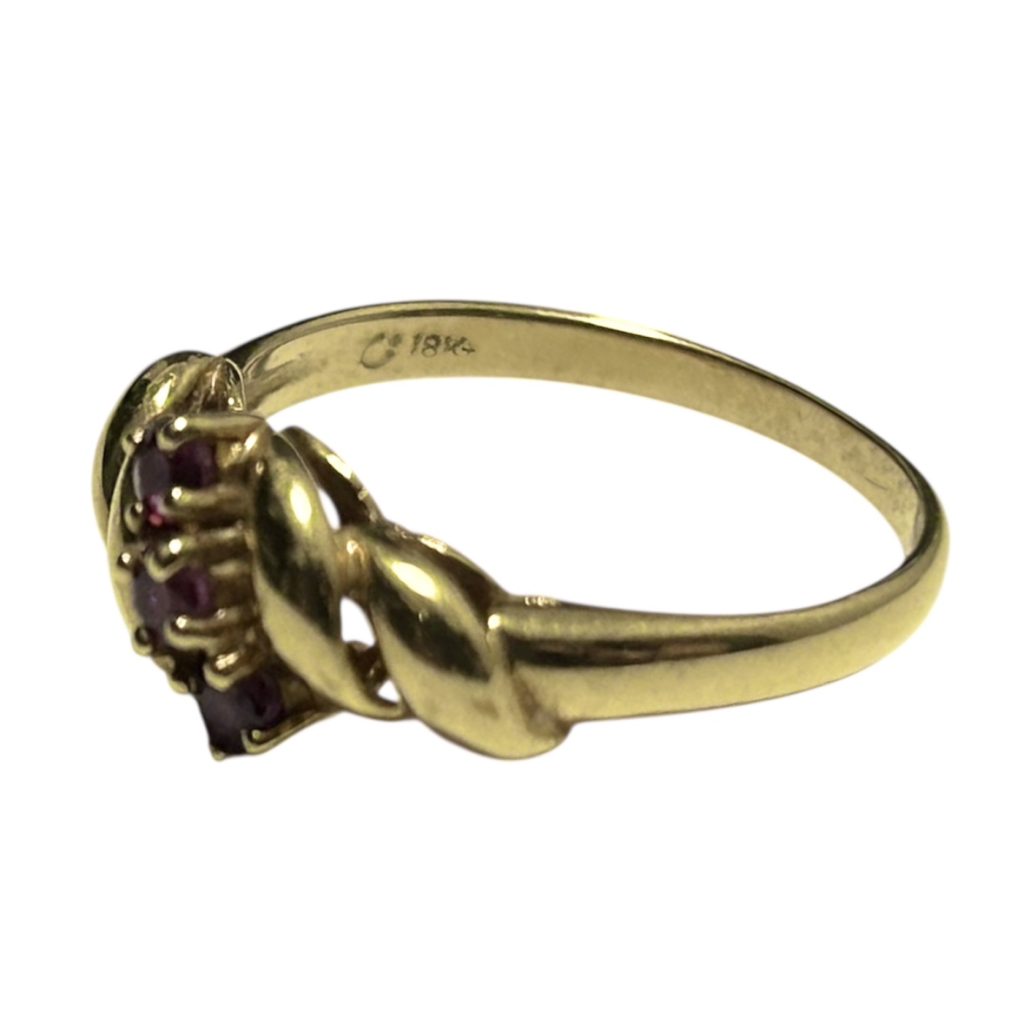 【K14 (14金)】ルビー リング