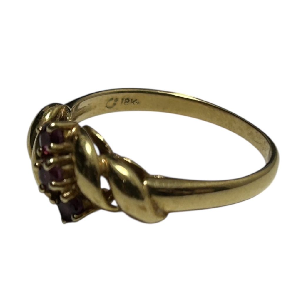 【K14 (14金)】ルビー リング