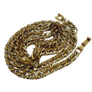 K18 × Pt900 ハーフネックレス