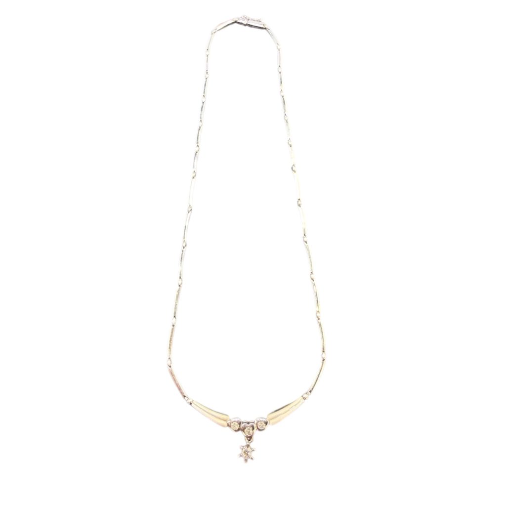 K14WG K14 ホワイトゴールド ネックレス