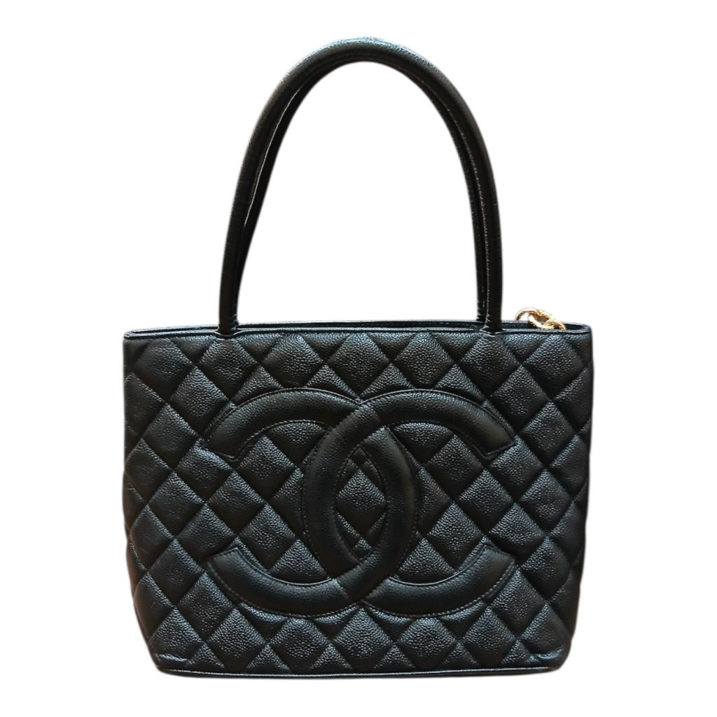 CHANEL シャネル キャビアスキン トートバッグ AO1804