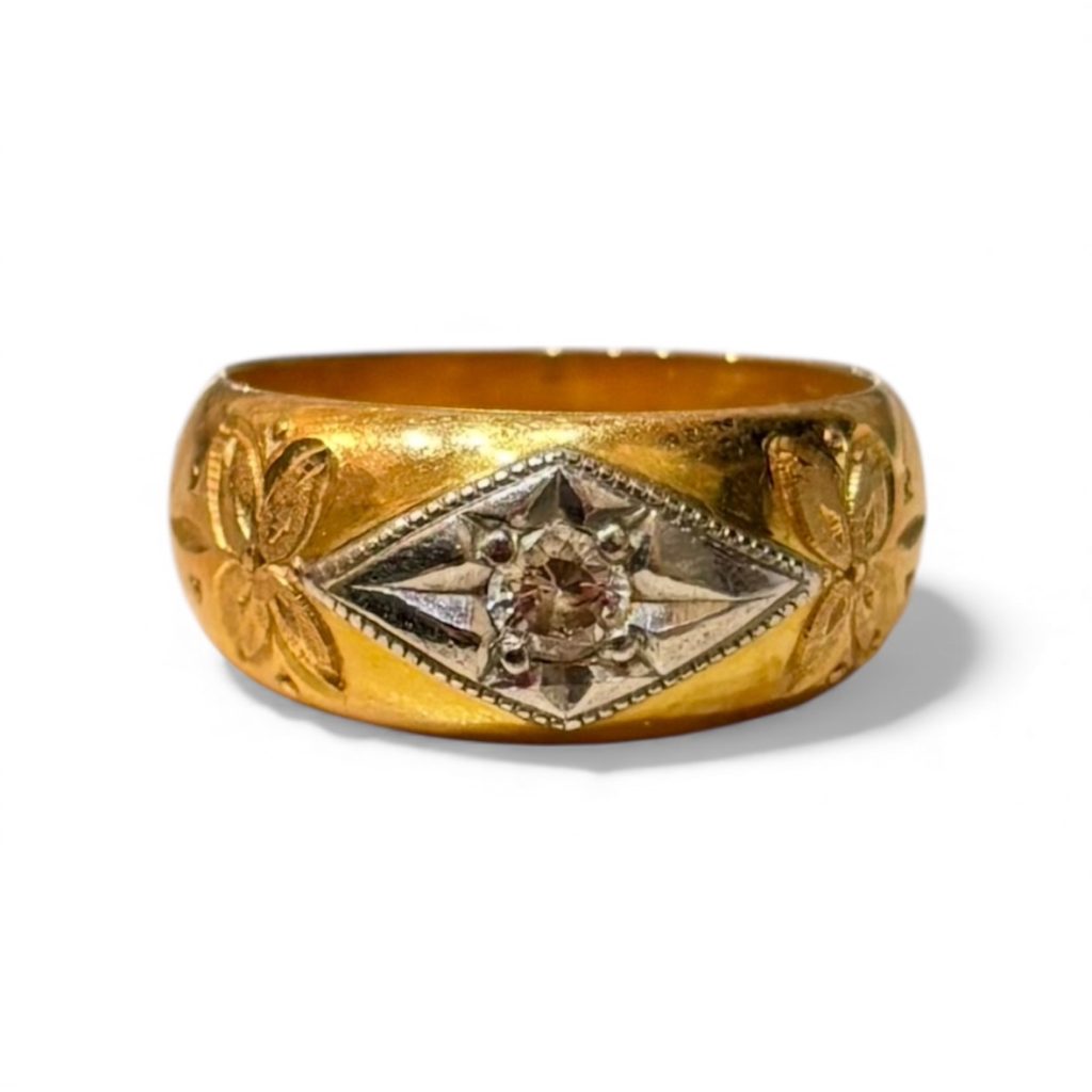 K18/Pt850 リング 石あり 金ベース 18金 プラチナ アクセサリー