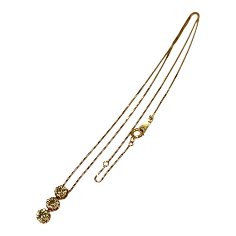 K14 ダイヤネックレス