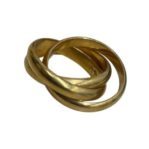 K18(18金)　三連リング