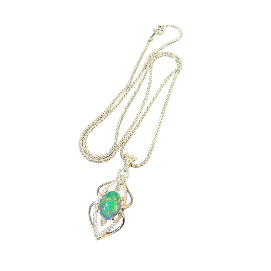 K18WG(18金ホワイトゴールド) ネックレス