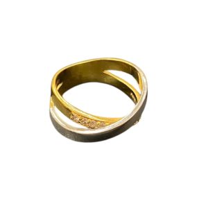 K18 18金 750 Pt850 メレダイヤモンド リング 指輪