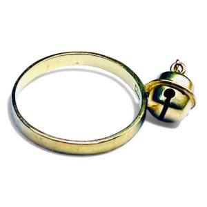 K18 鈴付き リング