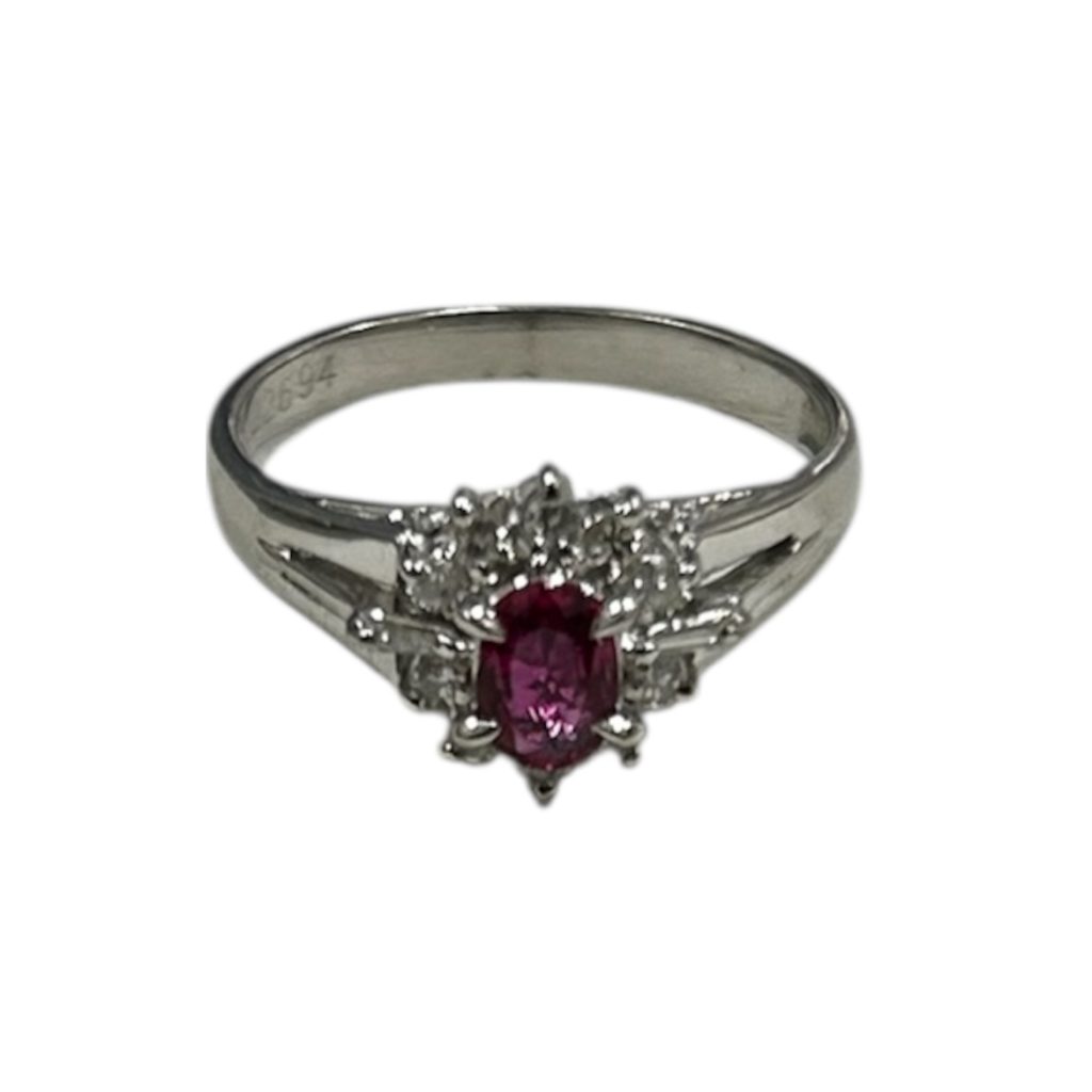 Pt900　ルビーリング