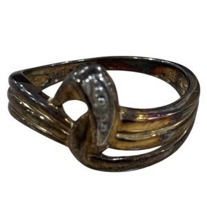 K18 ( 18金 ) リング　変色 石付き