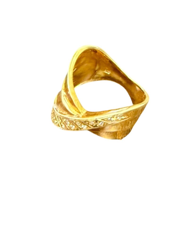 K18 リング メレダイヤ