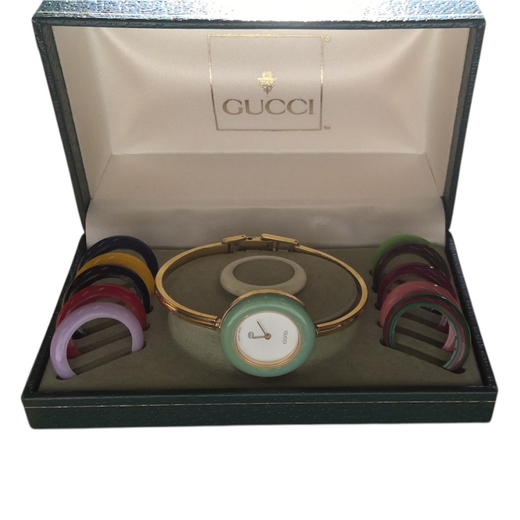GUCCI グッチ チェンジベゼル バングルウォッチ