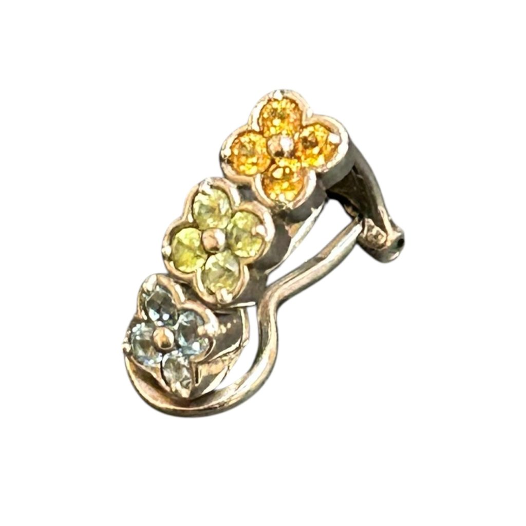 K18WG　18金ホワイトゴールド　イヤリング