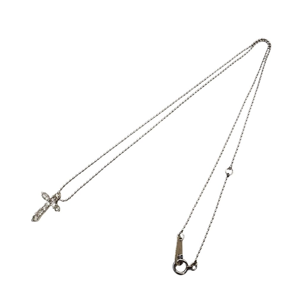 【Pt850 (プラチナ)】ダイヤ ネックレス