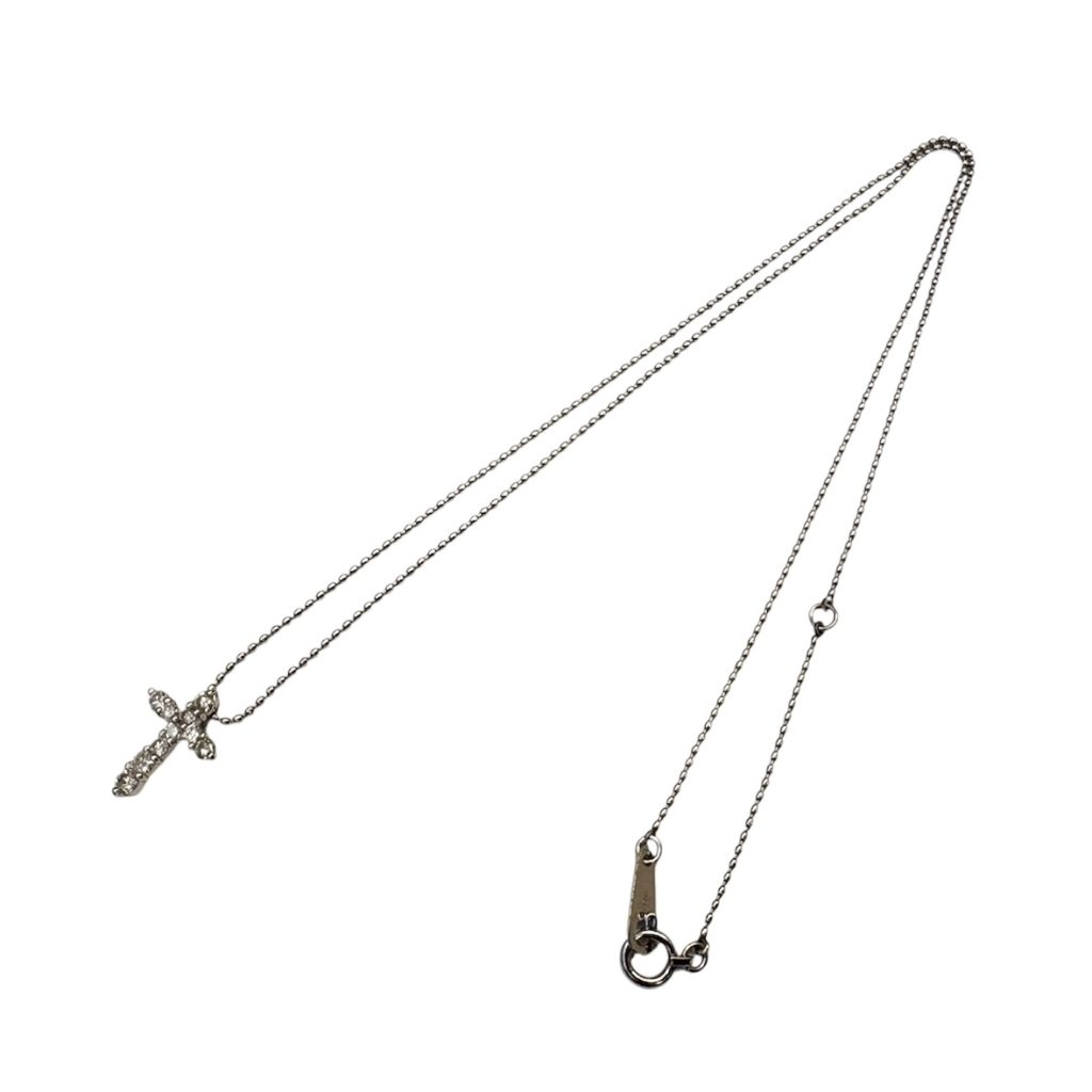 【Pt850 (プラチナ)】ダイヤ ネックレス