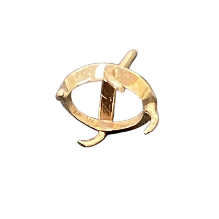 K18 18金 750 宝石取れピアス