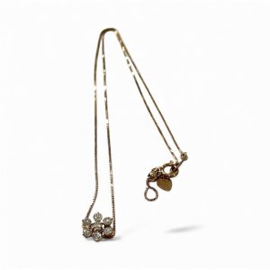 K18　ダイヤネックレス