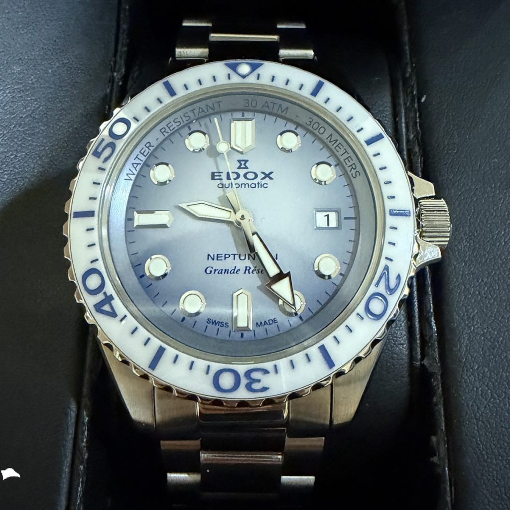 EDOX ネプチュニアン グランデ リザーブ デイト オートマティック Ref:80801
