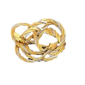 K18 Pt900 ネックレス コンビ