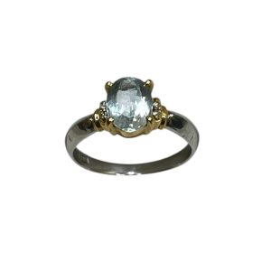 Pt900/K18 プラチナ900/18金リング レディース