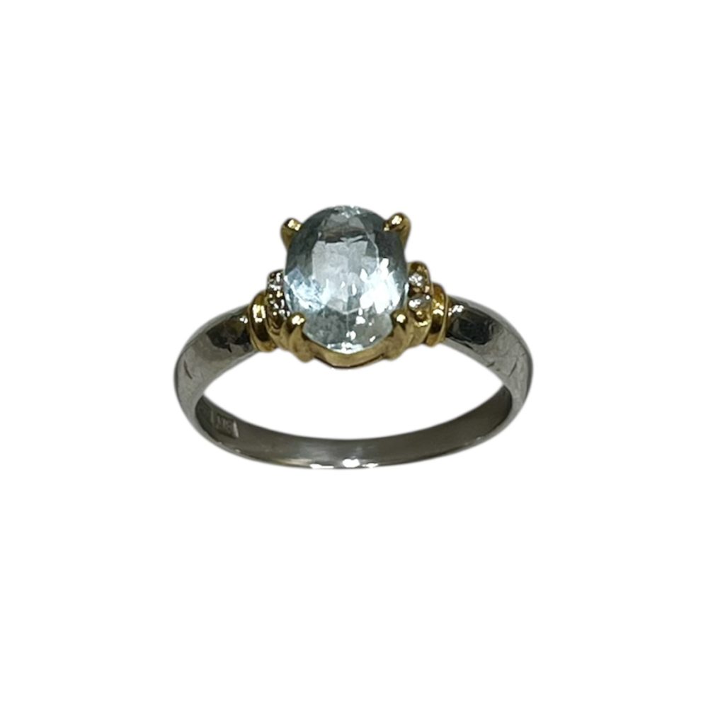 Pt900/K18 プラチナ900/18金リング レディース