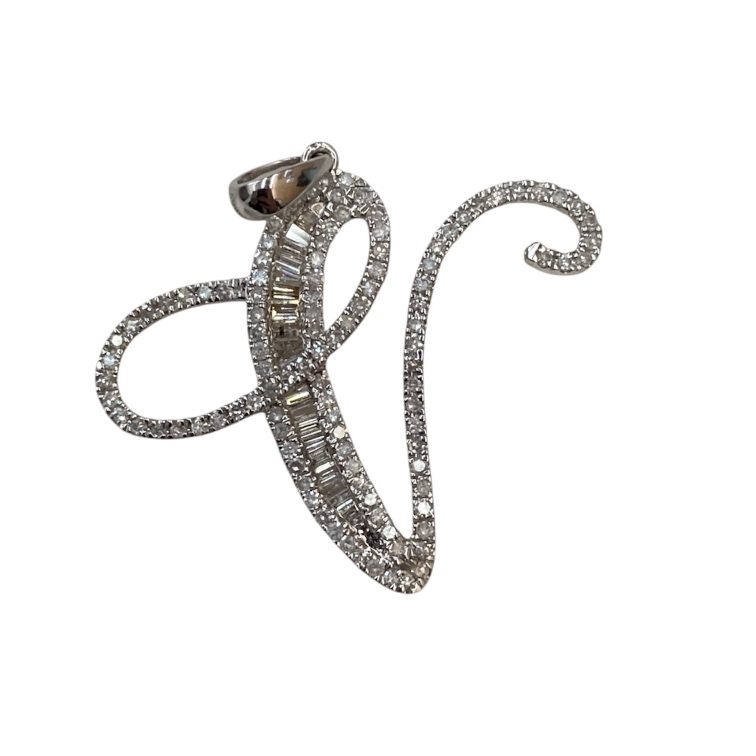 K18WG　MDネックレストップ 18金