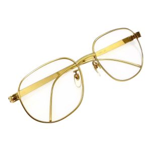 金縁メガネ K18 18金