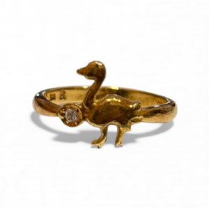 K18 リング 石あり 18金 アクセサリー