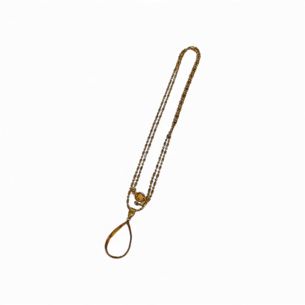 K18 ネックレス 石なし 18金 アクセサリー