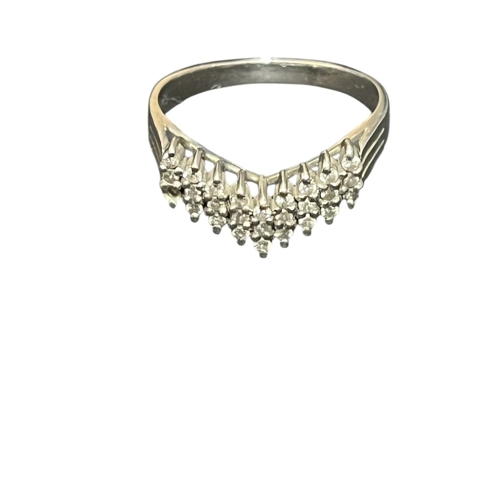 Pt900(プラチナ)　メレダイヤ　リング