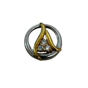 Pt900/K18　ネックレストップ