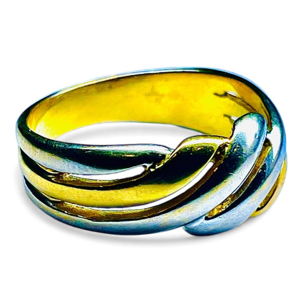 K18×PT900 コンビリング